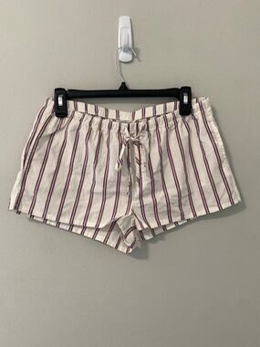 New American Eagle Striped Pajama Shorts Women's Size XS Lounge Sleep